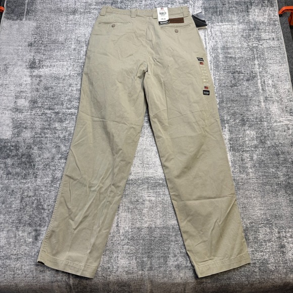 VTG Ralph Lauren Polo Jeans Co Pants Mens 31x32 Khaki Utility Pleated Y2K NOS - Picture 5 of 13